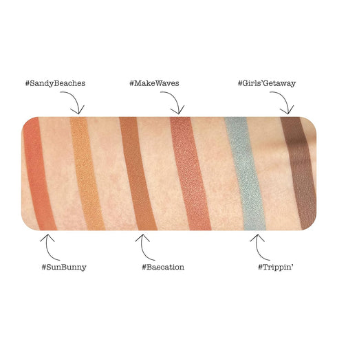 Voyage Gold Coast Face Palette by the Balm for Women - 0.35 oz Makeup
