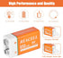 REACELL 2 Packs 9V 9 650mAh 9V Rechargeable Lithium Batteries, Volt Batteries for Smoke Detector, USB Charging Battery