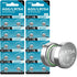 Cotchear 20pcs AG5 Button Cell Battery, 1.5V 393A LR754 SR48 Alkaline Coin Batteries