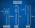 set, 360 180 120 60 Party Bargains Disposable Cutlery SAPPHIRE Design, Clear Color, Pieces: Forks, Spoons, Knives