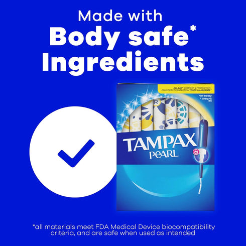 Multipack, 94 Count (2 Packs 47) (Packaging Tampax Pearl Tampons for Women with LeakGuard Braid, Light/Regular/Super