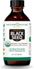 Organic Black Seed Oil - Cold Pressed Unrefined USDA Certified, Hexane Free, Turkish Origin Premium Nigella Sativa