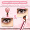 Upgrade 2 in 1 Vibrating Jade Facial Massager Roller, Electric Rose Quartz Eye Face Roller for Anti-Aging and Glowing