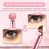 Upgrade 2 in 1 Vibrating Jade Facial Massager Roller, Electric Rose Quartz Eye Face Roller for Anti-Aging and Glowing