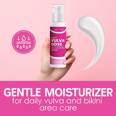 MOTHERS DOSE 90 Vaginal Moisturizer by Vulva Cream for Womens Health Feminine DHEA Cream for Vulva Dryness & Discomfort