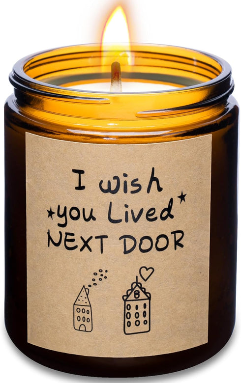 Rancco Scented Candle Gift Set-I Wish You Lived Next Door - 7.05oz