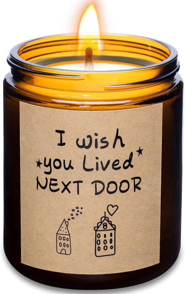 Rancco Scented Candle Gift Set-I Wish You Lived Next Door - 7.05oz