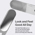 Orbitkey Nail File & Mirror for Key Organizer or Key Ring, Add On | 2-in-1 Compact Beauty Tool Nail File & Mirror | Made with Stainless Steel, Slim and Durable by Orbitkey