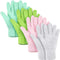 Bencailor 4 Pairs Microfiber Dusting Gloves, Washable Reusable Cleaning Mittens for House, Car, and Plants