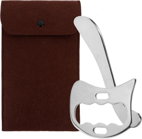 Stainless Steel Scraping Massage Tool and Body Scraper Board Set, Muscle Scraper