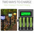 IWANGDO 300mAh HR03 8pcs Pack 8 Batteries AAA Ni-MH Ni-MH Rechargeable Pre-Charged for Outdoor Garden Solar Lights