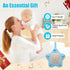 Portable White Noise Machine for Travel | Rechargeable Baby Sleep Aid with Soothing Star Projector & Calming Sound