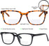 Yogo Vision 2 Pack Bifocal Reading Glasses, Anti Glare Lightweight Eyeglasses for Men and Women