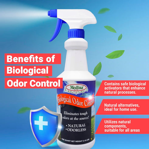 Medina BOC Biological Odor Control Qt. | Effective Odor Management Solution