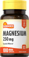 Magnesium 250mg, 100 Caplets, Essential Mineral Formula by Sundance