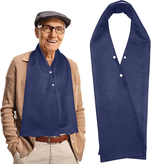 Tarpop Adult Bib Scarf Washable and Reusable Dining Clothing Protector Adult Bib