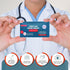 Packets 144, First Aid Burn Cream Box of Burn Ointment with Lidocaine and Benzalkonium Chloride for Minor Scrapes