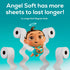 Angel Soft Toilet Paper, 8 Mega Rolls = 32 Regular Rolls, Soft and Strong, Fresh Linen Scented Tube