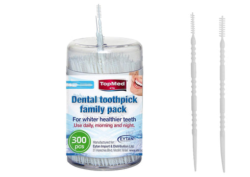 Brush Picks Toothpicks, Hygiene Sticks, 600 Count