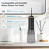 LINKEVAP Pick,360ML Cleaner,IPX7 Water Flosser for Teeth Rechargeable Travel Oral Irrigator Waterproof Daily Dental