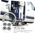 Ipetboom High-Strength Front Wheel Accessories for Wheelchairs by - Easy Assembly