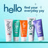 Pack, 2 Pack, 4.0 Oz Hello Whipped Mellow Mint Dream and Peppermint Stick Toothpaste Minty Adult Foam Toothpaste
