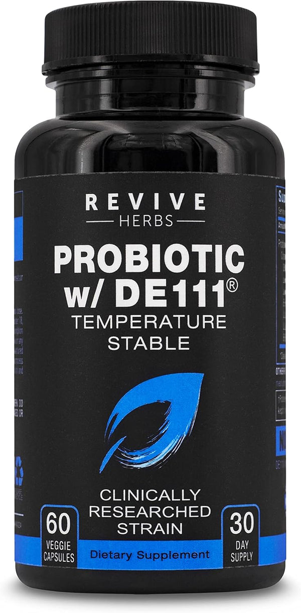 Advanced Probiotic with DE111 Strain, 60 Vegetable Capsules for Men and Women