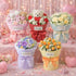 Weekgrat 40 Package 11.8 19.7 Inches Pcs Round Bouquet Shaping Cardboard Flower Wrapping Paper Stabilizer Bouquet