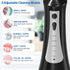 Cordless Water Flosser for Teeth Cleaning, 300ML Portable Electric with 5 Modes & 6 Jet Tips, IPX7 Waterproof for