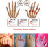 8 Pieces Toe Splint Wraps, Non Slip Hammer Toe Straightener for Broken, Crooked, Overlapped Toes - Women and Men