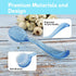 2 Pcs Face Brushes for Cleansing Set, Small Manual Exfoliating Brushes for Spa & Makeup Removal, Pink and Purple