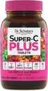 Dr. Schulze's Super-C Plus | Vitamin C Complex | Clinical Herbal Formula | 60 Chewable Tablets for Immunity Support