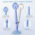 BOEEA Tongue Scraper Attachment Replacement for Waterpik Water Flosser, 3 PCS Tongue Cleaner Tips