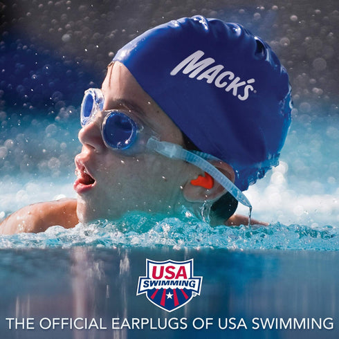 Mack's Soft Moldable Silicone Putty Ear Plugs, Kids Size, 6 Pair - Comfortable Small Earplugs for Swimming