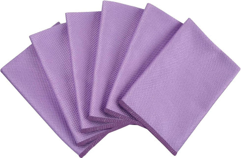 SINLAND Microfiber Glass Cleaning Cloth - 16x16inch Lint Free Cloth for Windows, Mirrors, and Stainless Steel (6-Pack,