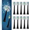 Mullburry 12 Pack Replacement Toothbrush Heads Compatible with fairywill P11 T9 Electric Toothbrush,