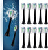 Mullburry 12 Pack Replacement Toothbrush Heads Compatible with fairywill P11 T9 Electric Toothbrush,