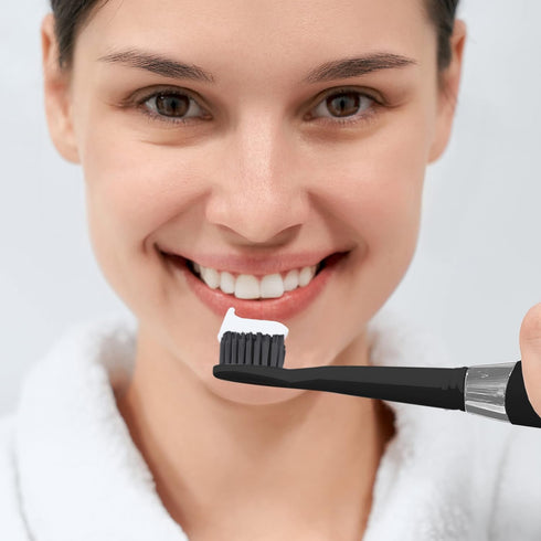 Solo Electric Toothbrush - 3 Brushing Modes, 2 Tooth Brush Heads, Rechargeable with Intelligent Auto-Timer