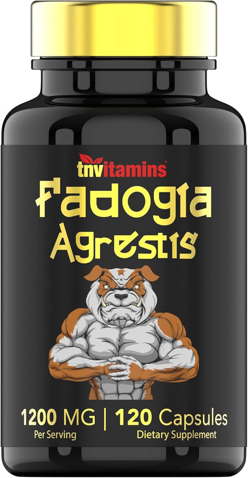 Fadogia Agrestis, 1200mg - 120 Capsules, Ultra-Potent Extract Supplement for Men, Energy, Power, Strength