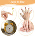 Thrymme 10 Pcs Finger Splints, Reusable Castor oil Finger Wrap for Thumb & Joint Pain Relief, Soft Cotton