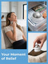 HMYILY Cold & Hot Massage Roller Ball, Ice Therapy Muscle Recovery Tool, Manual Deep Tissue Massager for Scalp Face