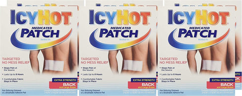 Icy Hot Medicated Patch, Large, 5 Count (Pack of 2) - Extra Strength (10 Patches)