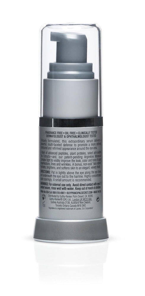 Principal Secret Reclaim with Argireline Age Braker EyeFirmation Eye Serum, Aloe & Shea Butter Infused, 0.5 Ounce