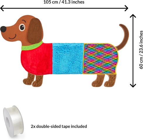 ODOXIA Sensory Wall Panel for Kids | Touch, Feel & Learn | Dog Sensory Room Toys | Activity Play Panels | Wall Busy