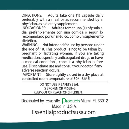 ELP ESSENTIAL Vitamin K2 with D3 Supplement, 120 Capsules for Bone and Heart Health, K2+D3 Vitamins
