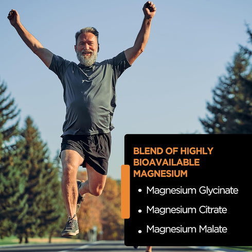 Livingood Daily Magnesium 300mg - High Bioavailability Magnesium Complex for Muscle Relaxation, Nerve & Heart Health