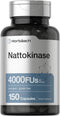 Horbaach Nattokinase Supplement | 4000 FU | 150 Capsules - Non-GMO, Gluten Free