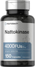 Horbaach Nattokinase Supplement | 4000 FU | 150 Capsules - Non-GMO, Gluten Free