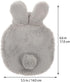 LUOZZY 300ML Cartoon Hot Water Bottle with Cover Plush Bunny Winter Water Bag for Pain Relief Cramps Bed Warmer Hot