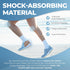 Heel Cushions for Heel Pain Relief, 2 Pack Inserts for Achilles Tendonitis, Plantar Fasciitis, Foot Pain Support, Size M